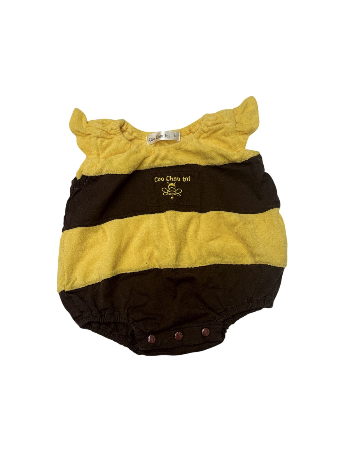 Coo Chou Toi Bee Costume Romper 3-6M