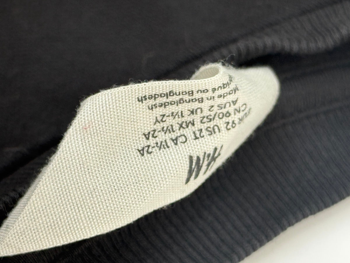 H&M Black Crewneck Sweatshirt Size 2T