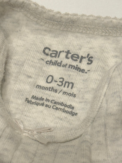 Carter's Child of Mine Ribbed Bodysuit 0-3M
