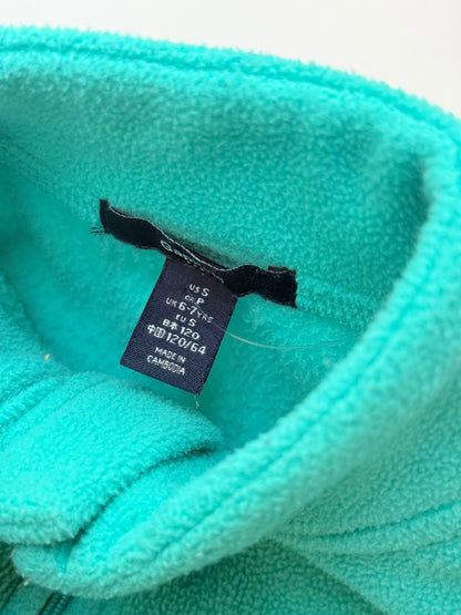 Gap Teal Fleece Quarter-Zip Pullover Size S
