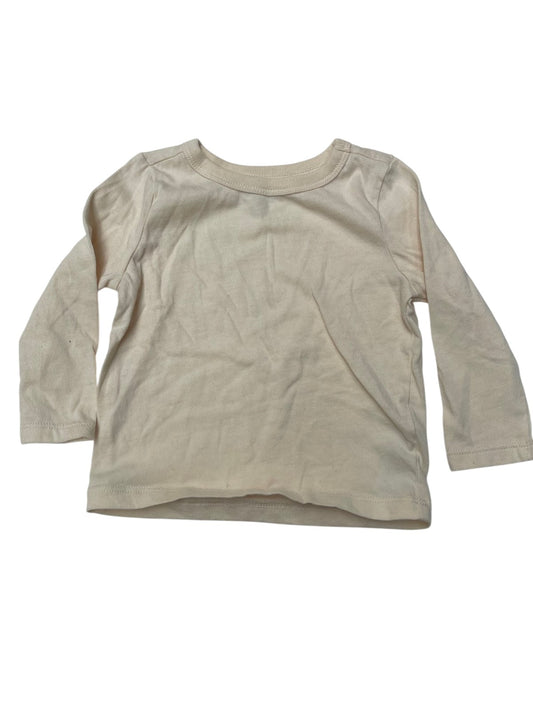 Joe Fresh Cream Long Sleeve T-Shirt 6-12M