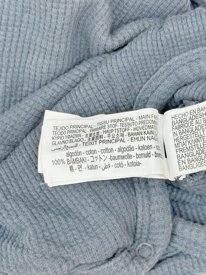 Zara Gray Waffle Knit Bodysuit 12-18 Months