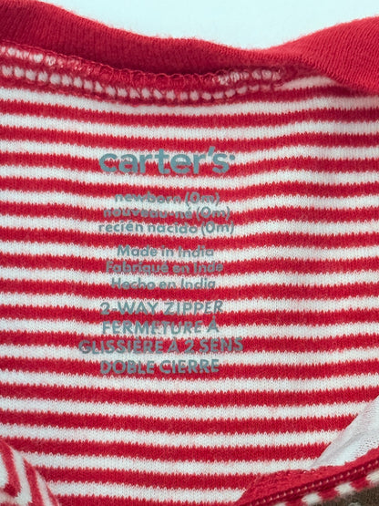 Carter's Reindeer Striped Sleeper Newborn