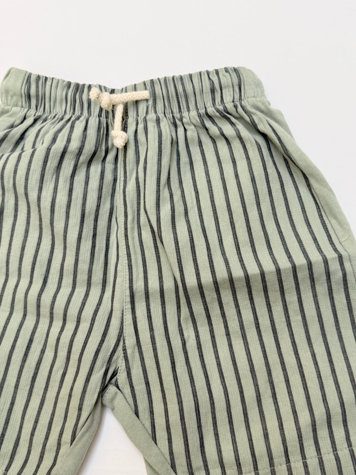 Zara Striped Cotton Shorts Size 6Y