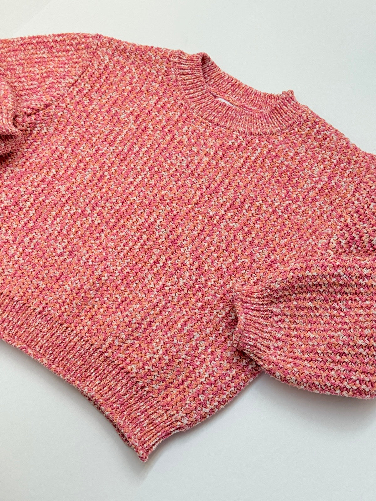 Zara Pink Marl Knit Sweater Size 5