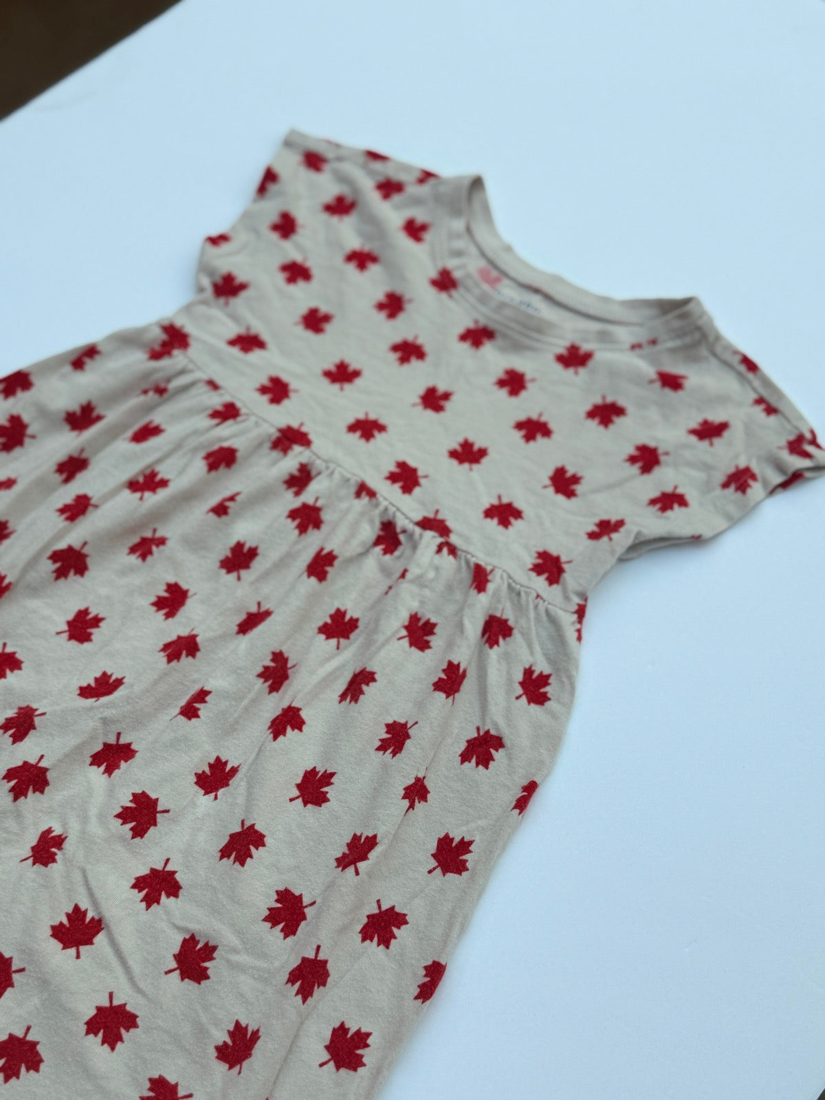 Old Navy Maple Leaf Print Dress 4T