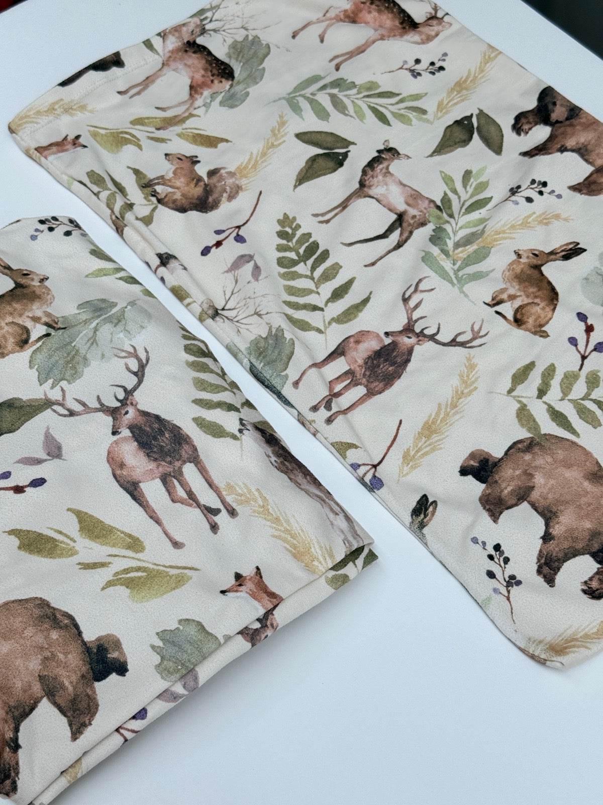 Pobi Baby Woodland Animals Crib Sheet and Pillowcase Set
