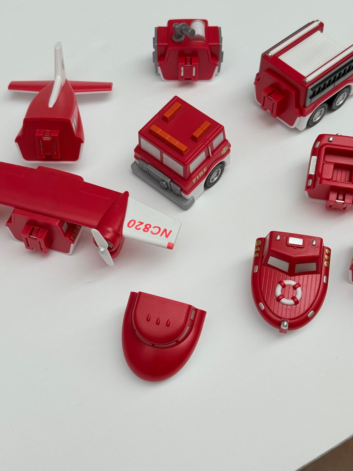 Magnetic Mix or Match Fire and Rescue Vehicles