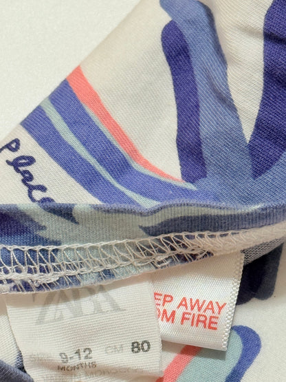 Keep Away From Fire Palm Tree Tee 9-12m