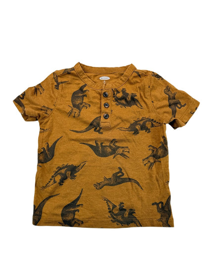 Old Navy Dinosaur Henley T-Shirt Size 3T