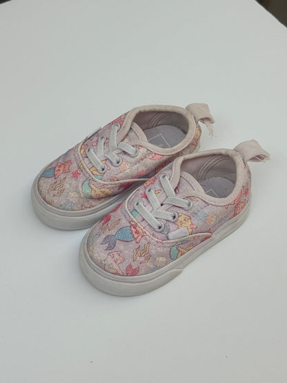 Vans Authentic Mermaid Glitter Toddler Sneakers