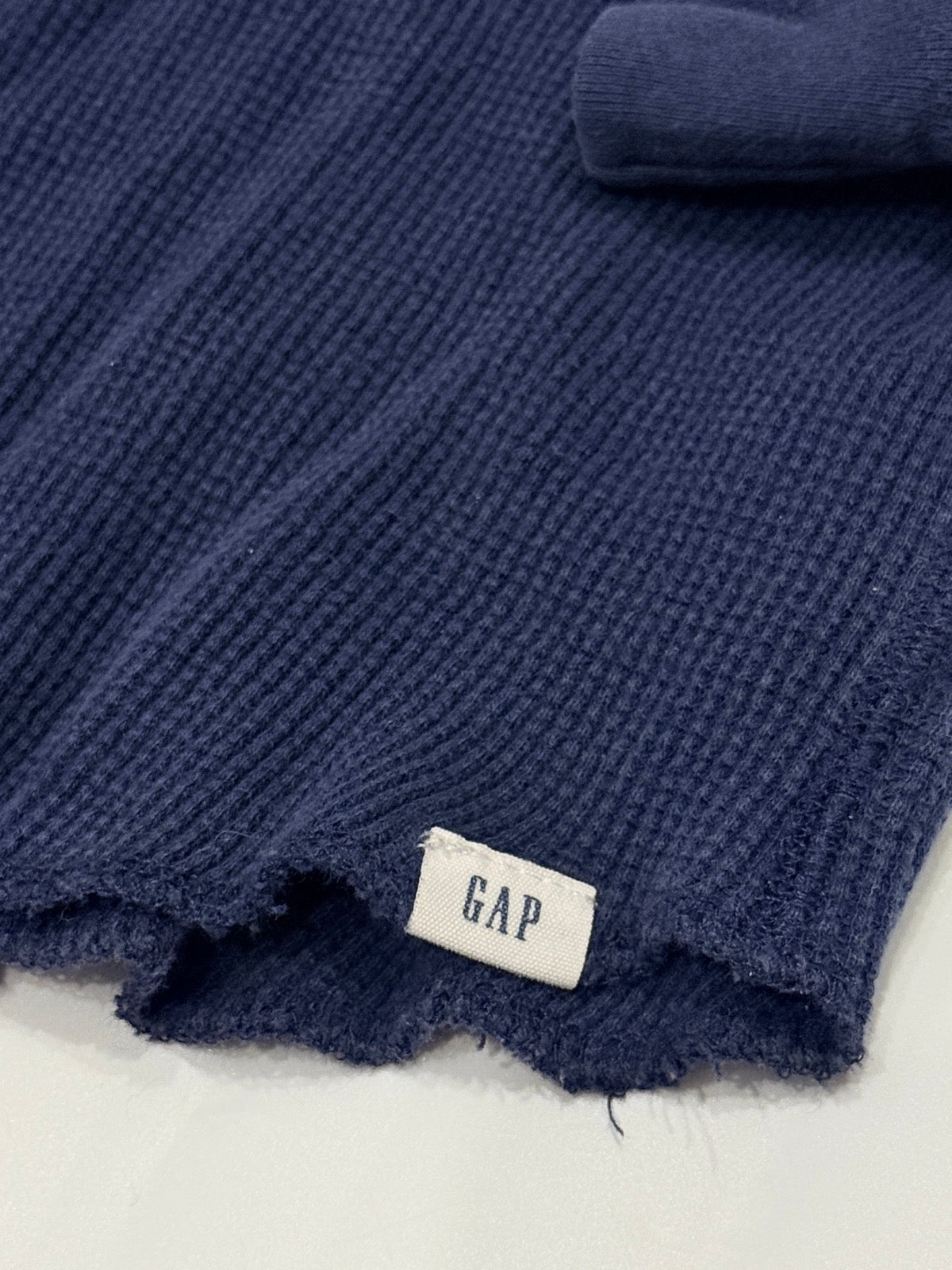 Baby Gap Navy Waffle Hoodie 12-18m