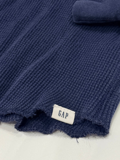 Baby Gap Navy Waffle Hoodie 12-18m
