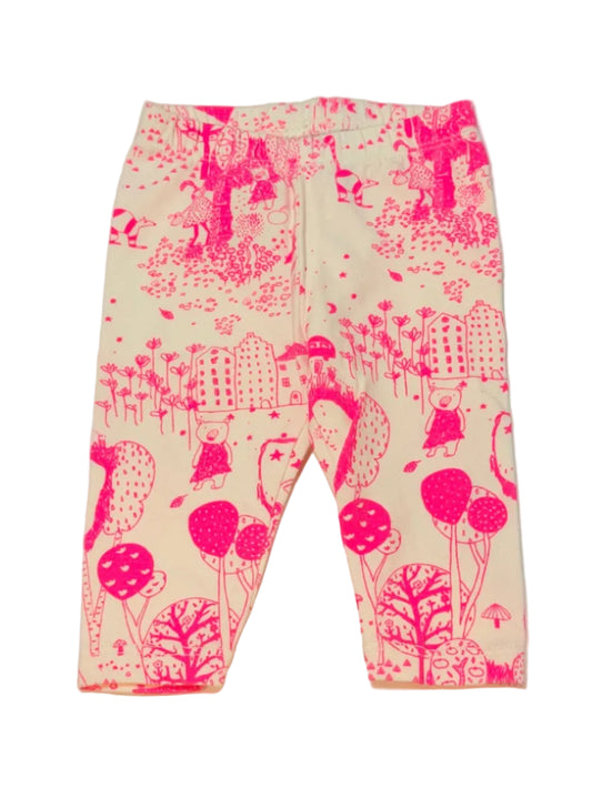 Baby Gap Pink Print Leggings 0-3M