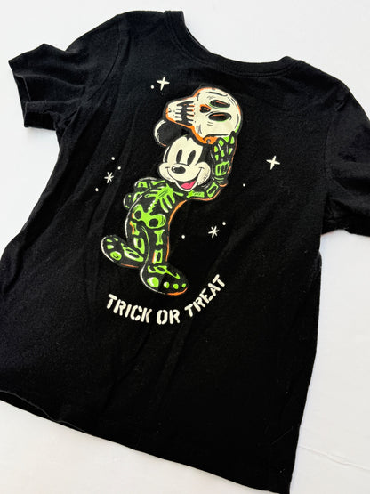 Old Navy Disney Mickey Skeleton T-Shirt Size 5T