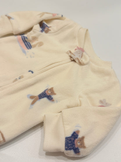 Carter's Bear Print Fleece Sleeper Newborn