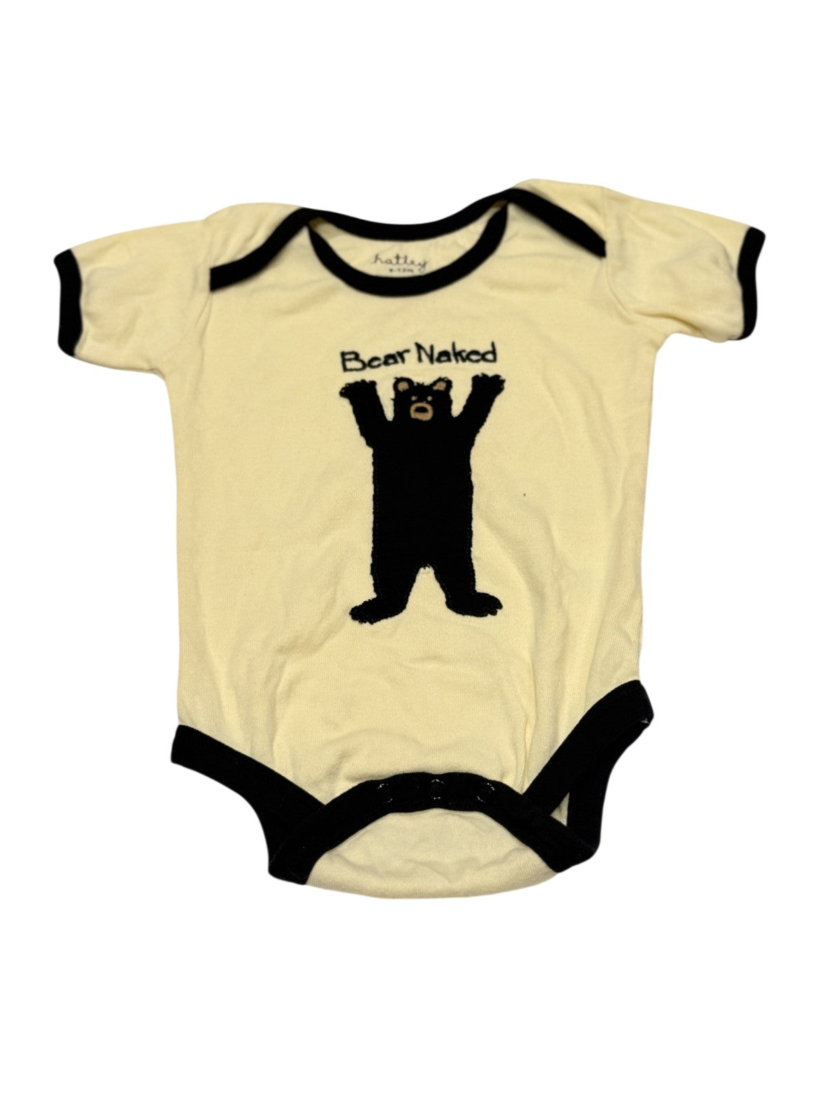 Hatley Bear Naked Onesie 6-12M