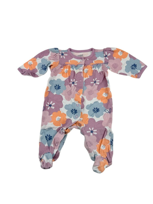 Child of Mine Floral Sleeper 0-3M