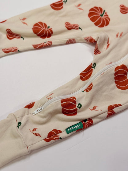 Parade Pumpkin Print Zippy Romper 12-18m