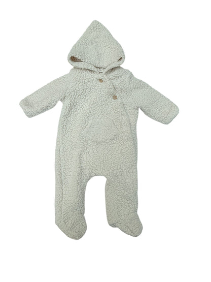 Zara Sherpa Hooded Pram Suit 6-9m