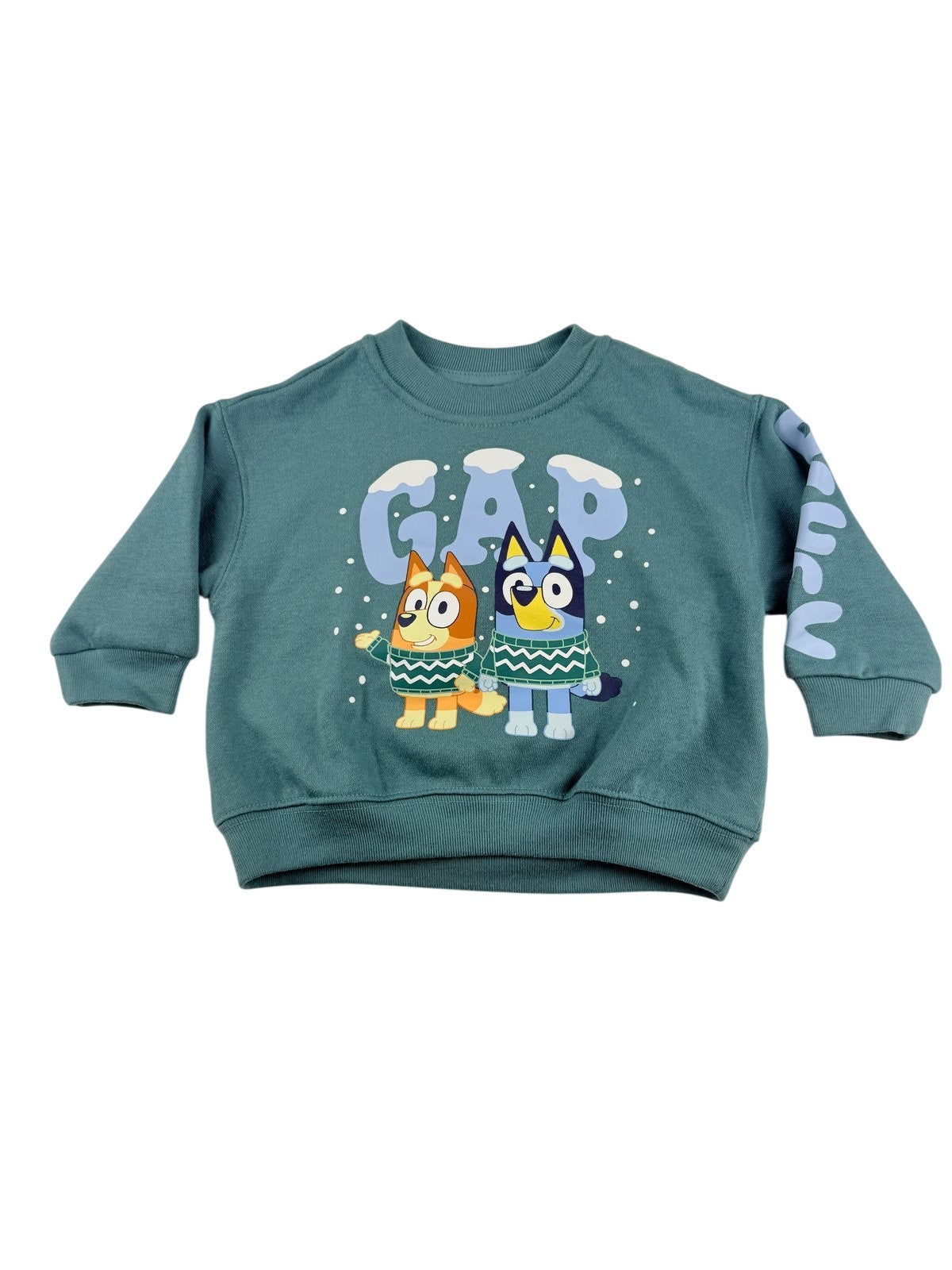 baby Gap Bluey Teal Sweatshirt 6-12M