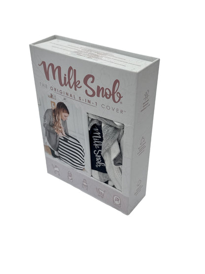 NWT - Milk Snob Original 5-in-1 Cover Grey Stripe