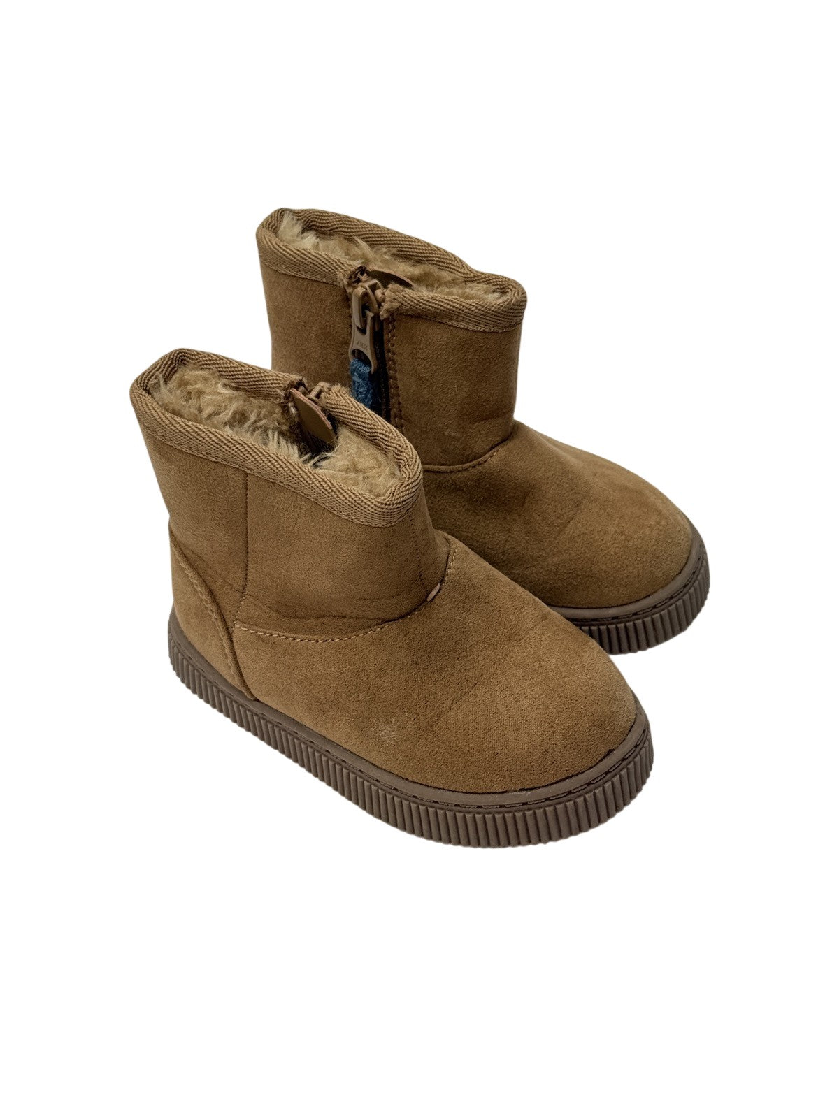 Cat & Jack Faux Fur Suede Boots Size 5