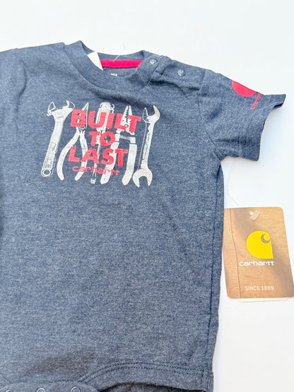 NWT - Carhartt Built to Last Bodysuit 9M