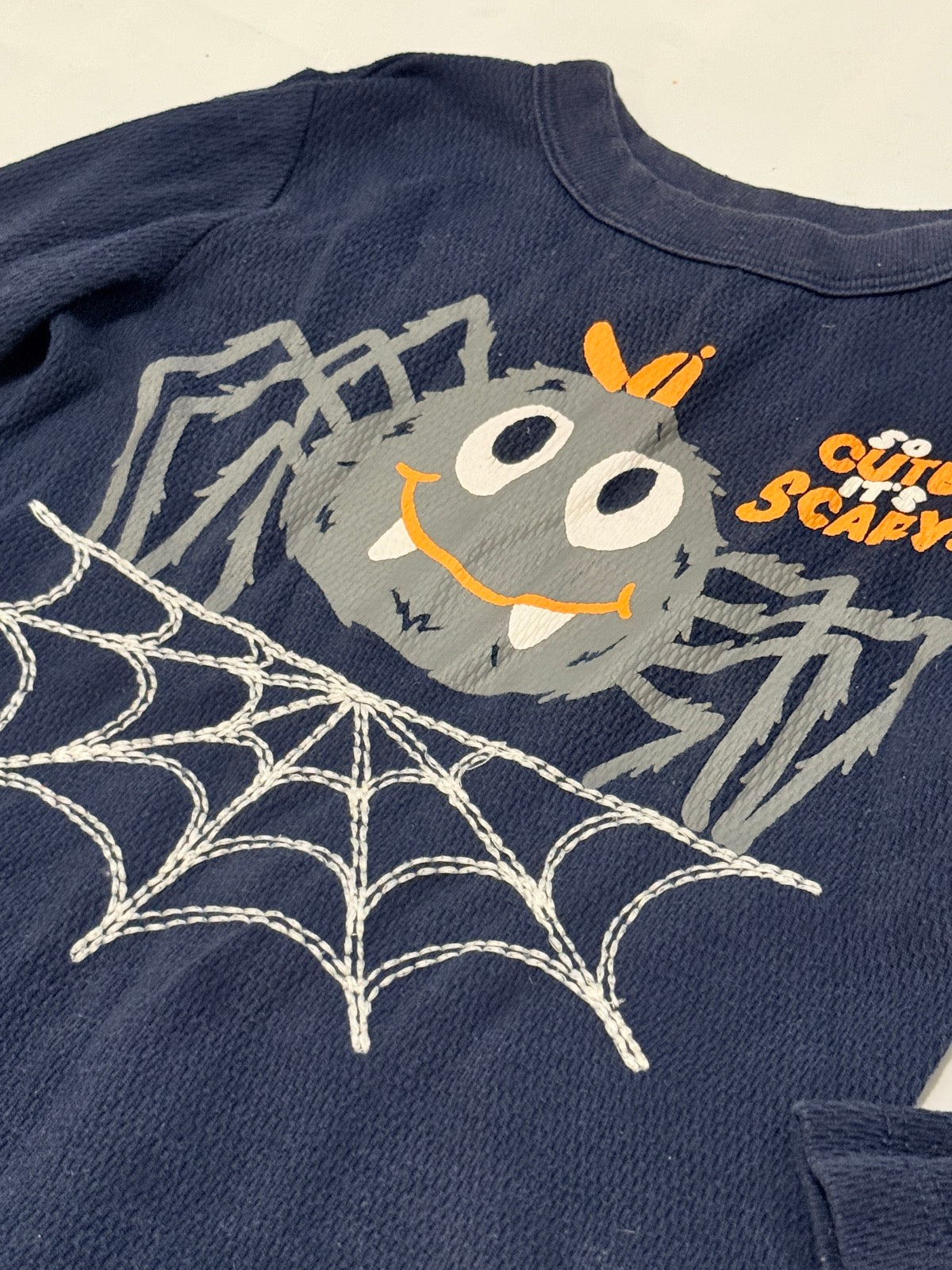 Joe Fresh Halloween Spider Thermal Top Size 4