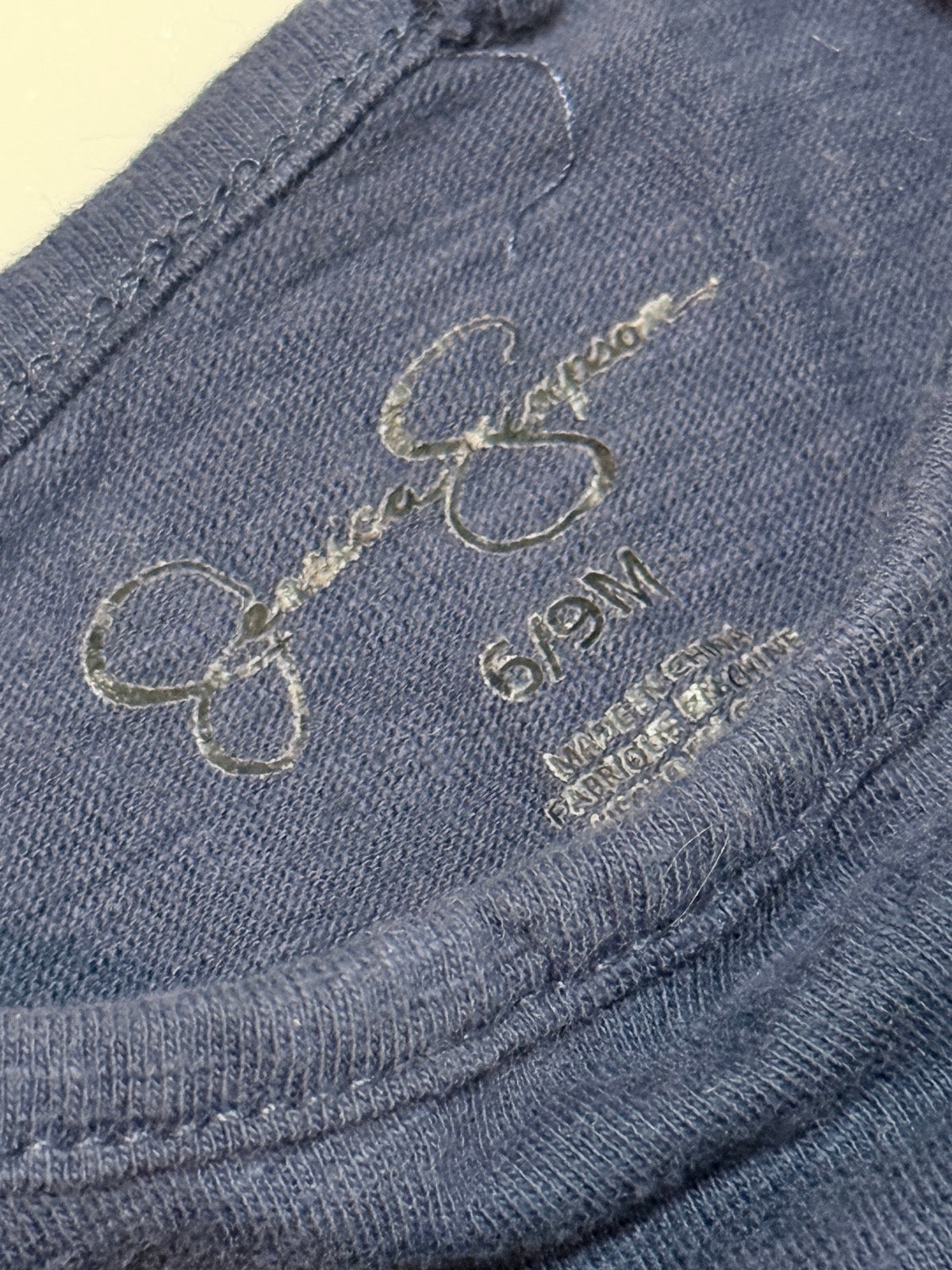 Jessica Simpson Navy Make A Wish Tee 6 9M