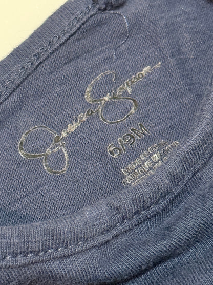 Jessica Simpson Navy Make A Wish Tee 6 9M