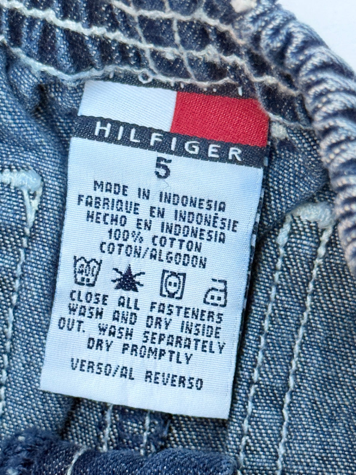 Tommy Hilfiger Denim Cargo Skirt Size 5
