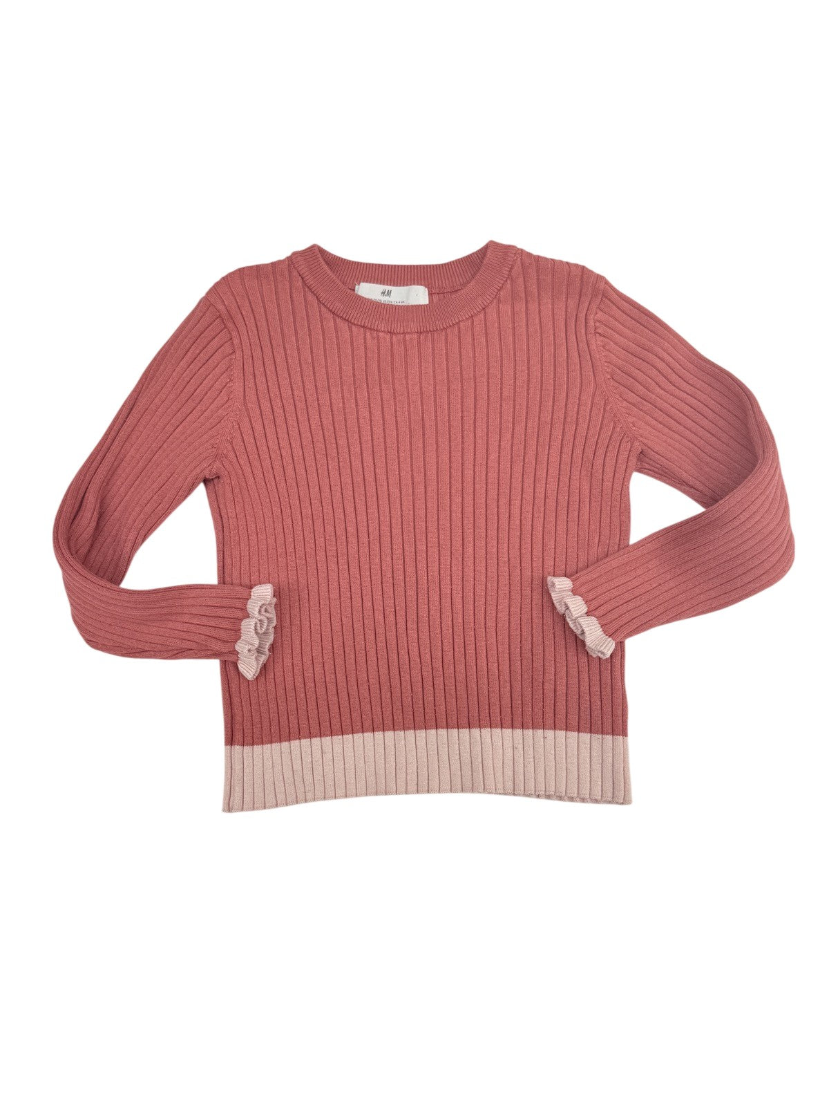 H&M Pink Ribbed Sweater Size 5T/6