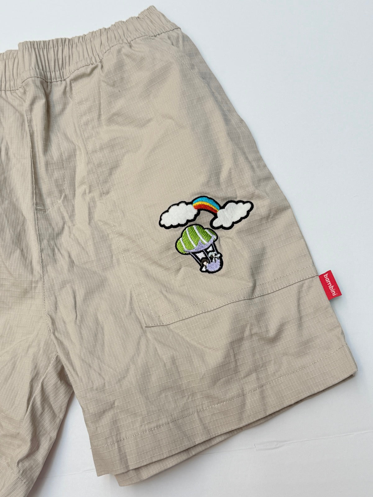 Bambini Khaki Cargo Shorts Size 5-6Y