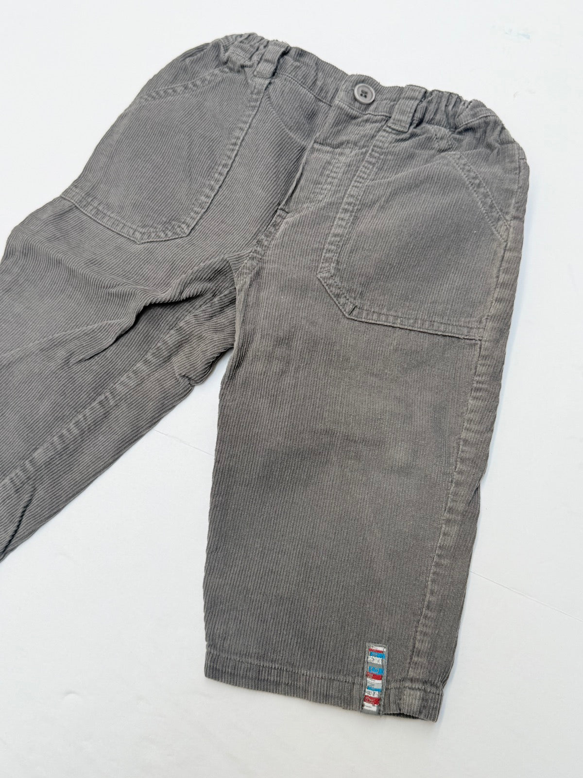 BB Club Gray Corduroy Pants 12M