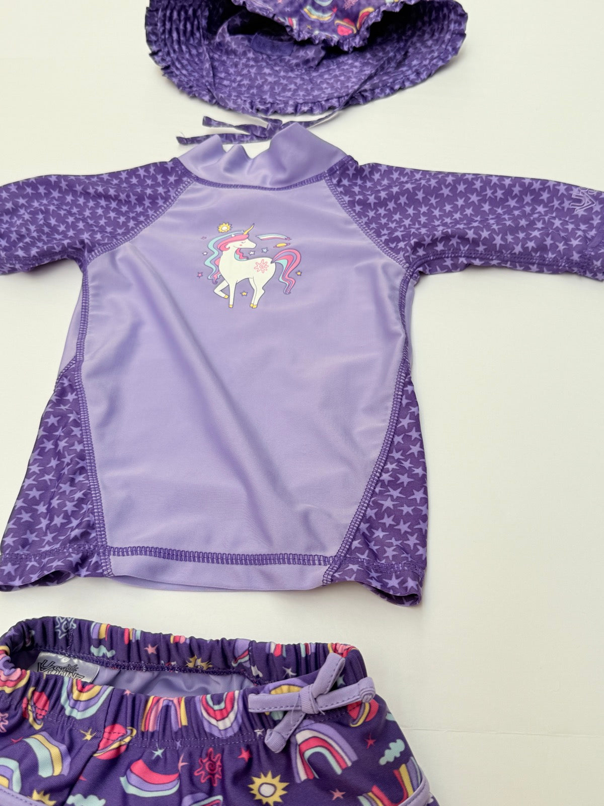 UV Skinz Unicorn Swim Set 2T