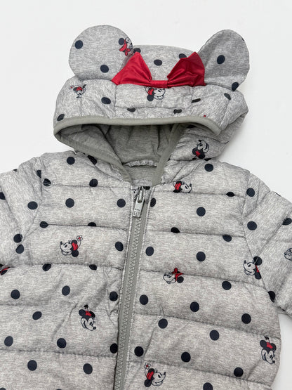 Baby Gap Disney Minnie Mouse Puffer Jacket 0-6M