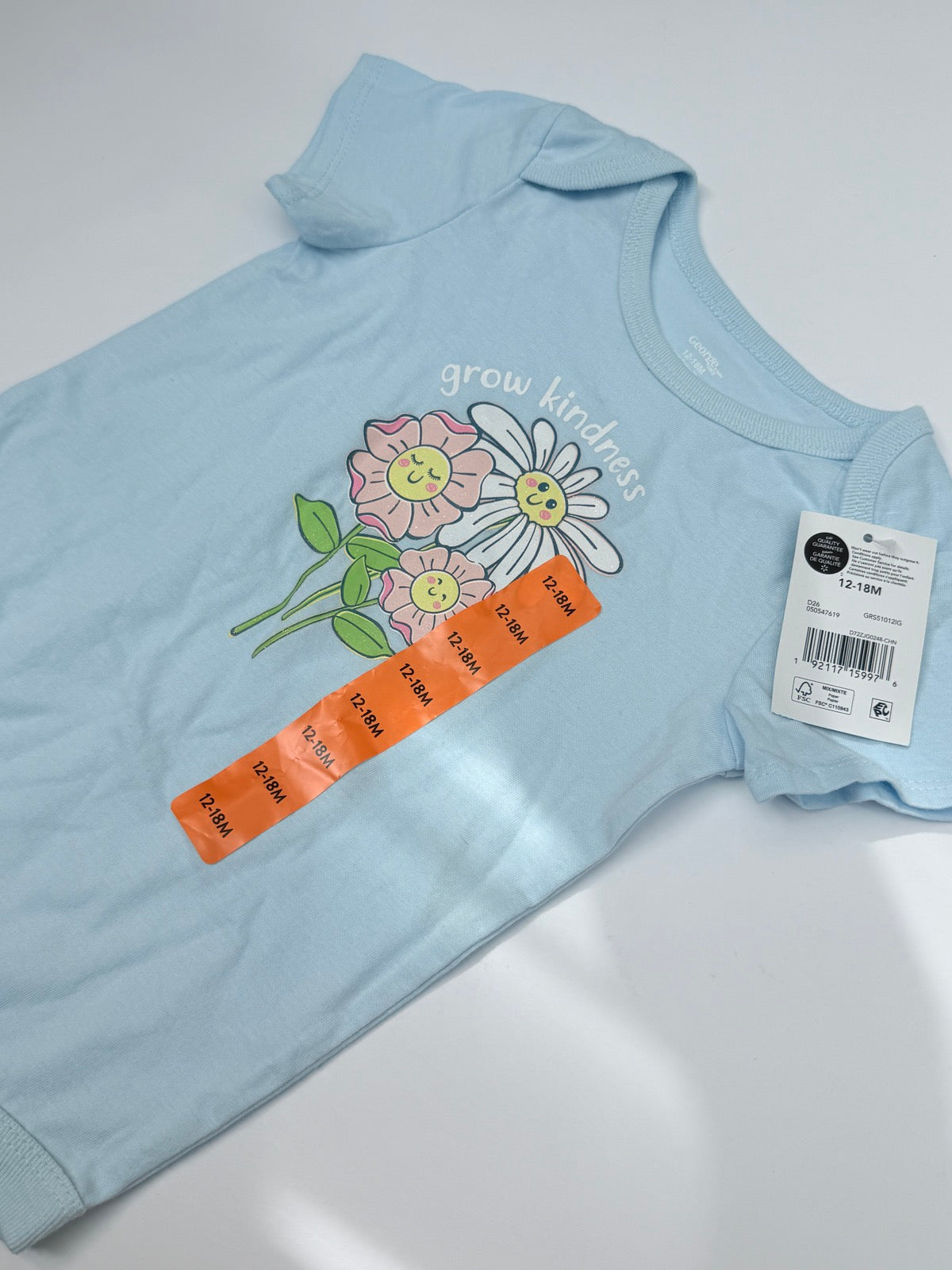 George Grow Kindness Bodysuit 12-18M