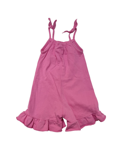 Zara Pink Ruffle Romper Size 3-4Y