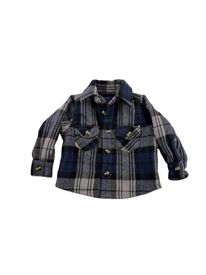 Lil' Hickory Plaid Flannel Jacket 6M