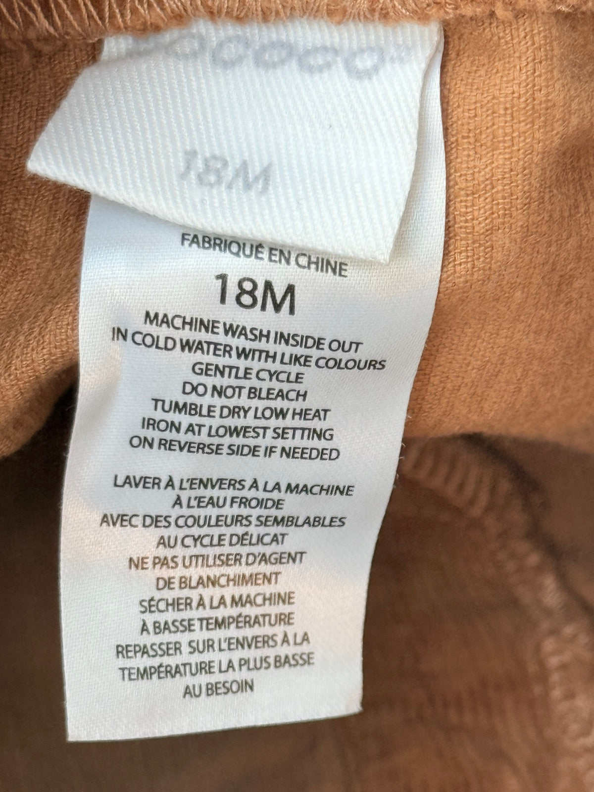Corduroy Joggers 18M