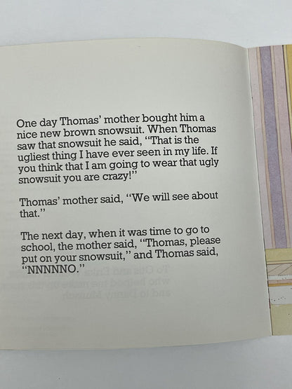 Robert Munsch Thomas' Snowsuit Picture Book