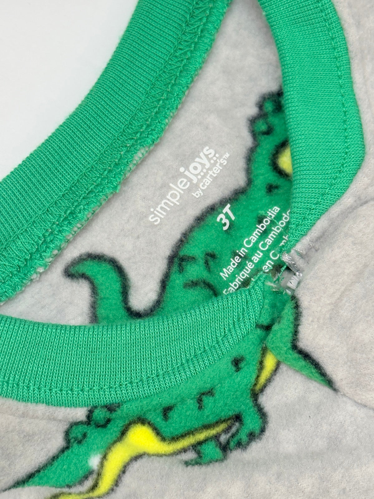 Simple Joys by Carter's Alligator Footed Pajama 3T