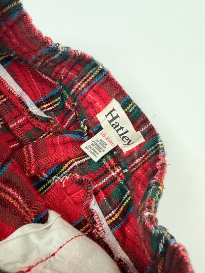 Hatley Red Tartan Plaid Pants 18-24m