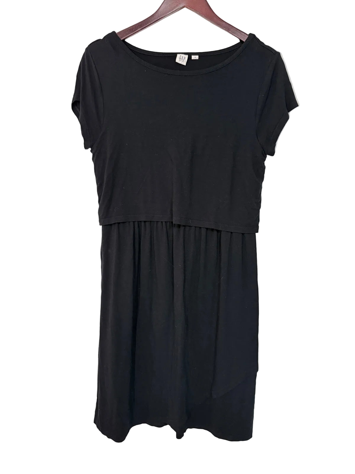 Gap Maternity Black T-Shirt Dress Size M