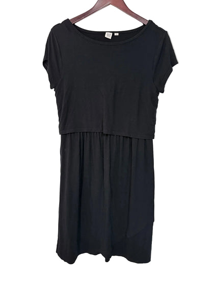 Gap Maternity Black T-Shirt Dress Size M