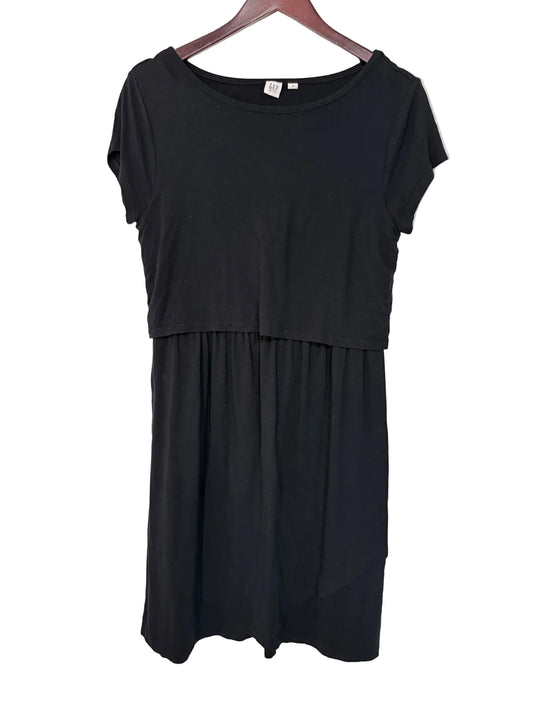 Gap Maternity Black T-Shirt Dress Size M