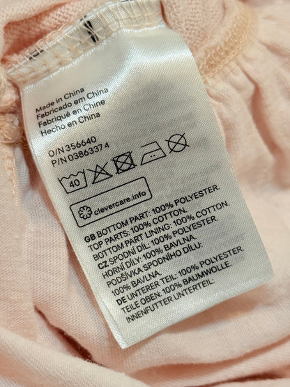 H&M Pink Long Sleeve Dress 9-12m