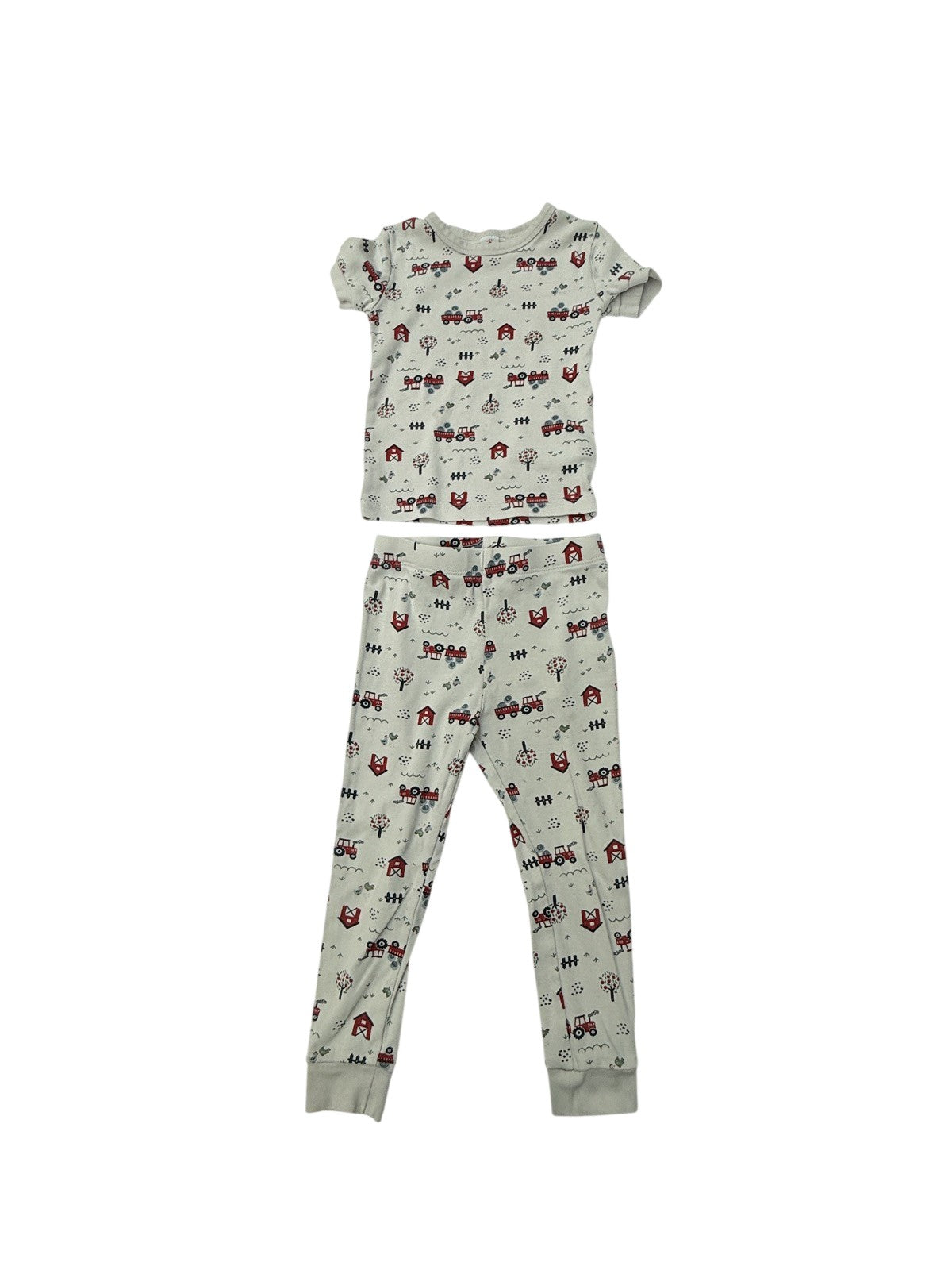 Joe Fresh Farm Print Pajama Set Size 3T