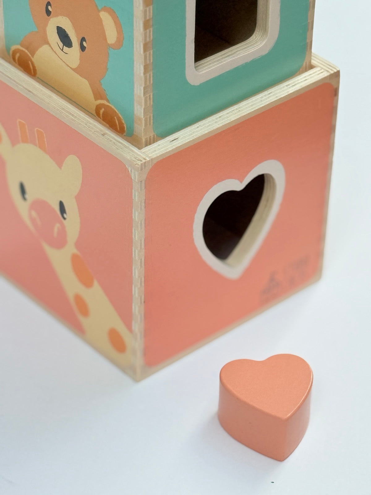 Studio Circus Wooden Stacking Cubes Shape Sorter